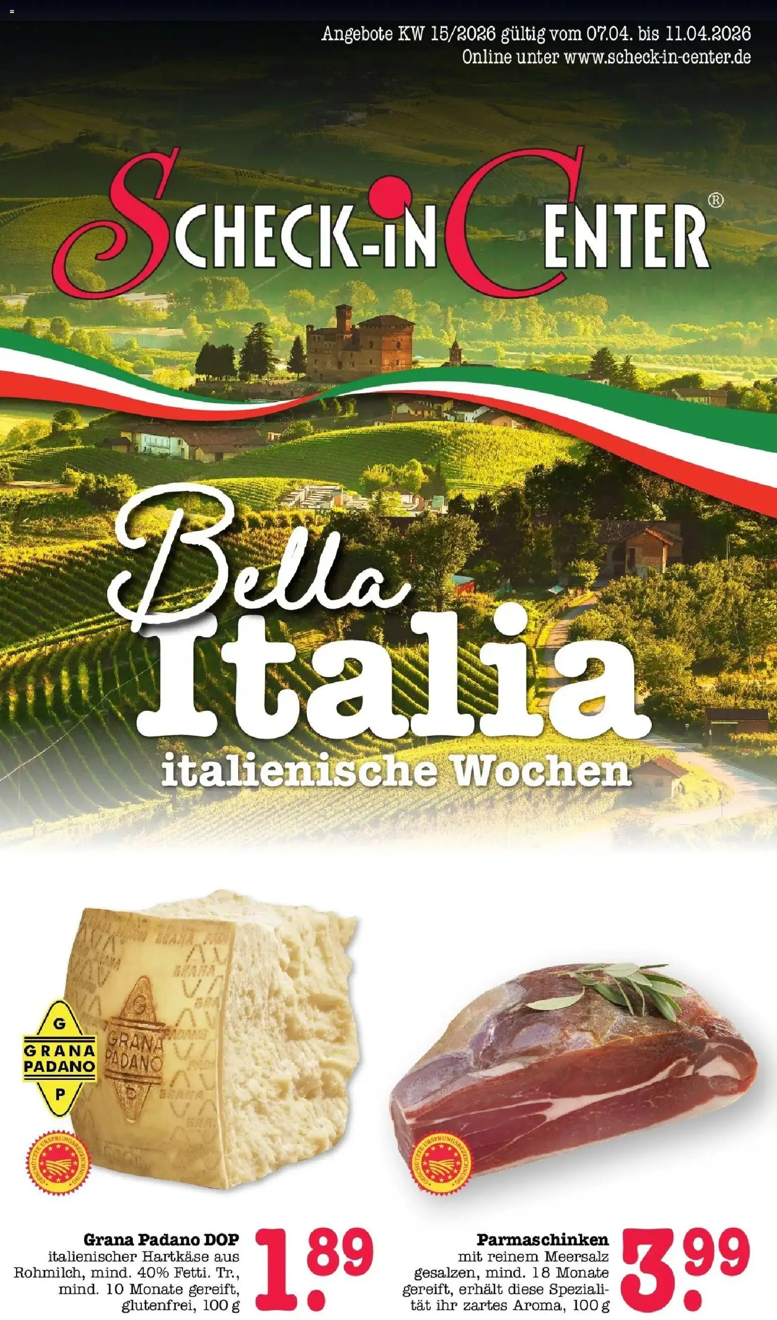 Vorschau von dem Prospekt des Geschäftes Edeka, gültig ab dem 05.04.2026 - Grana Padano