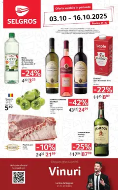 Previzualizarea de cataloage: Selgros Catalog - Food valabil de la 03.10.2025