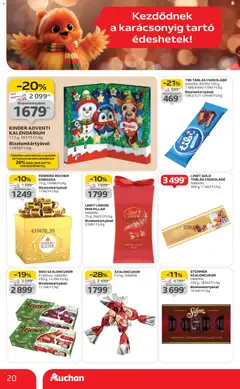 Auchan - Akciós újság Auchan megtekintése, amely érvényes 2025.10.30.-től | Oldal: 20
