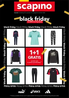 Voorbeeld van Black friday van winkel Scapino geldig vanaf 20-11-2025