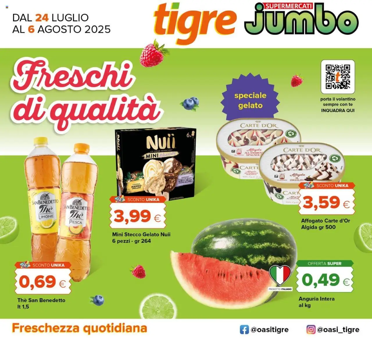 Volantino Tigre valido da 24/07/2025 numero di pagina 1