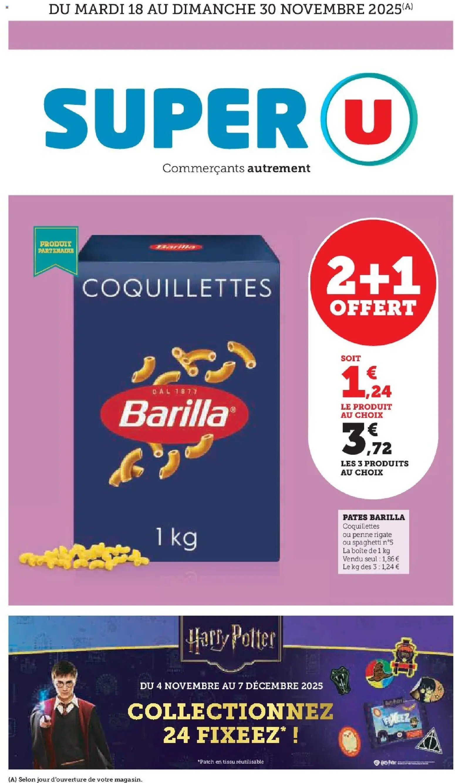 Prévisualisation de Catalogue du magasin Super U formulaire valide 18/11/2025