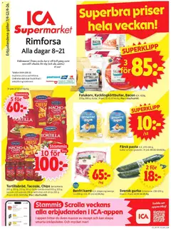 Förhandsgranska reklamblad Rimforsa från butik ICA Supermarket gäller från 06/04/2026