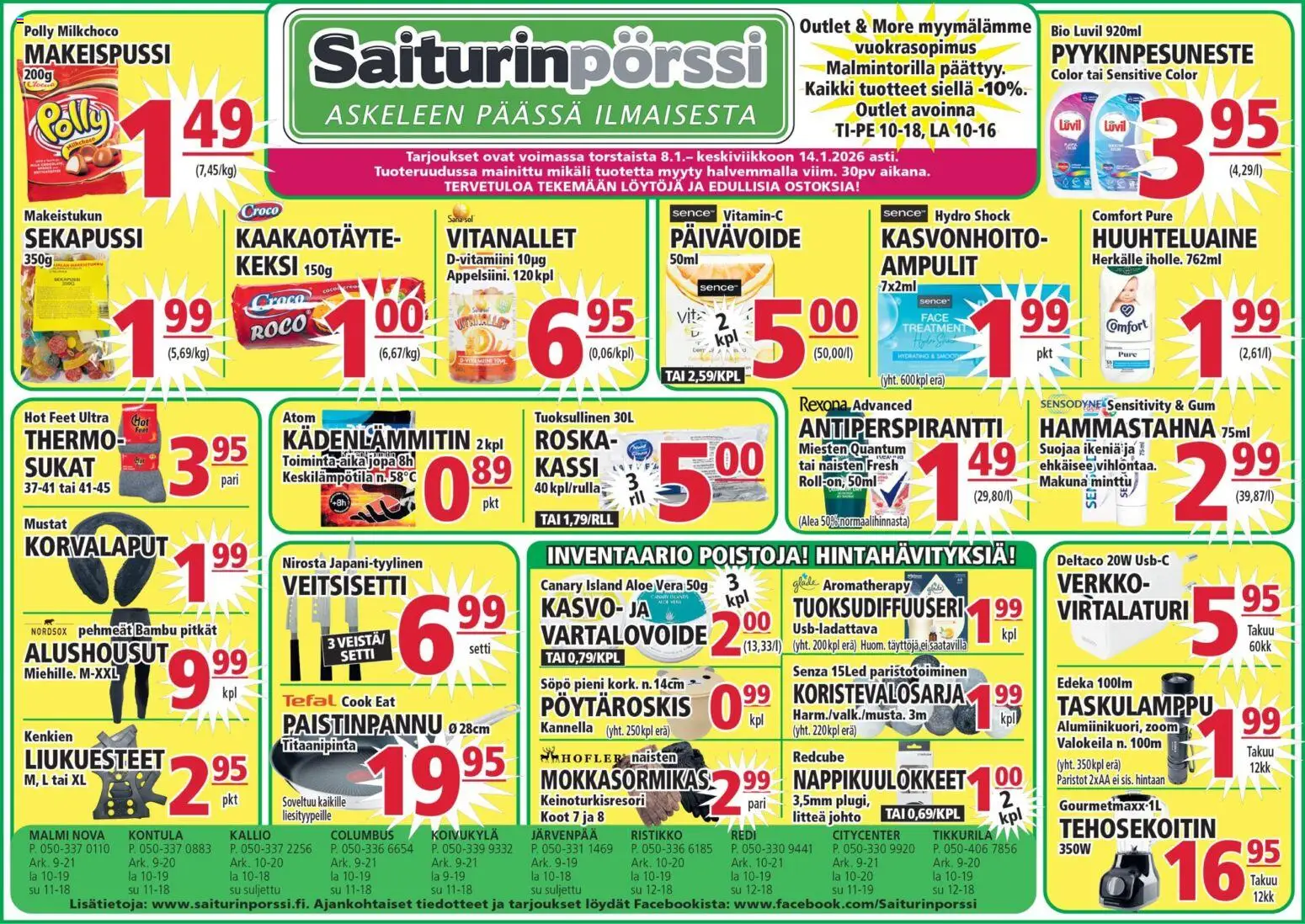 Kaupan Saiturinpörssi Tarjoukset esikatselu, voimassa 08/01/2026