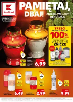 Pogląd gazetki "Znicze" ze sklepu Kaufland ważnej od 23.10.2025