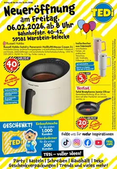 Vorschau von dem Prospekt des Geschäftes TEDi, gültig ab dem 06.02.2026