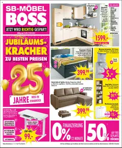 Vorschau von dem Prospekt des Geschäftes SB Möbel Boss, gültig ab dem 13.09.2025