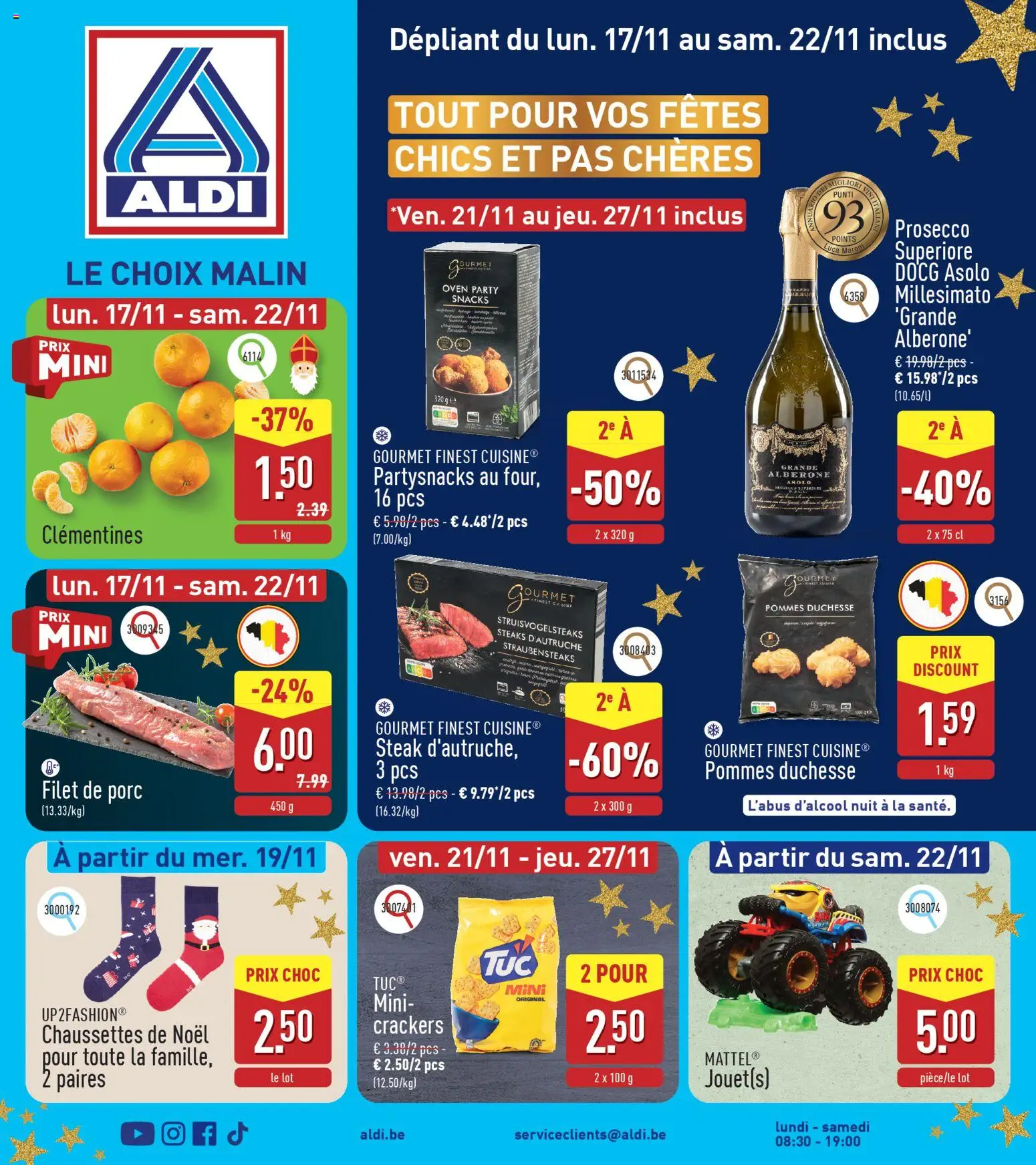 Voorbeeld van Folder de la semaine 46 van winkel Aldi geldig vanaf 17/11/2025