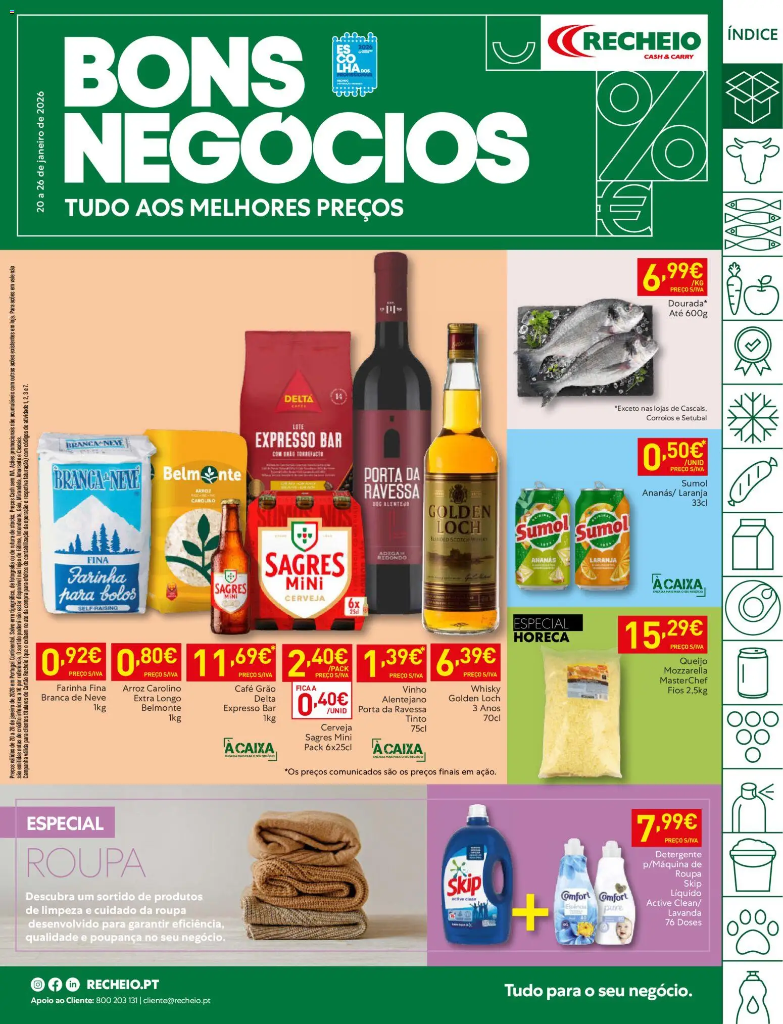 Pré-visualização do folheto da loja Recheio válida a partir de 20/01/2026