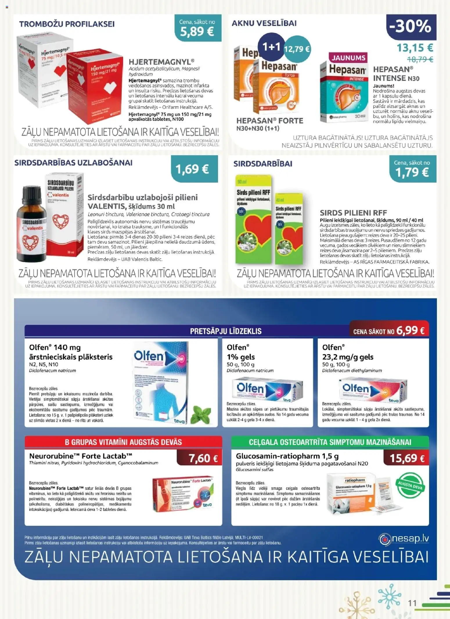 Skatīt BENU akciju bukletu, derīgs no 2025.12.01