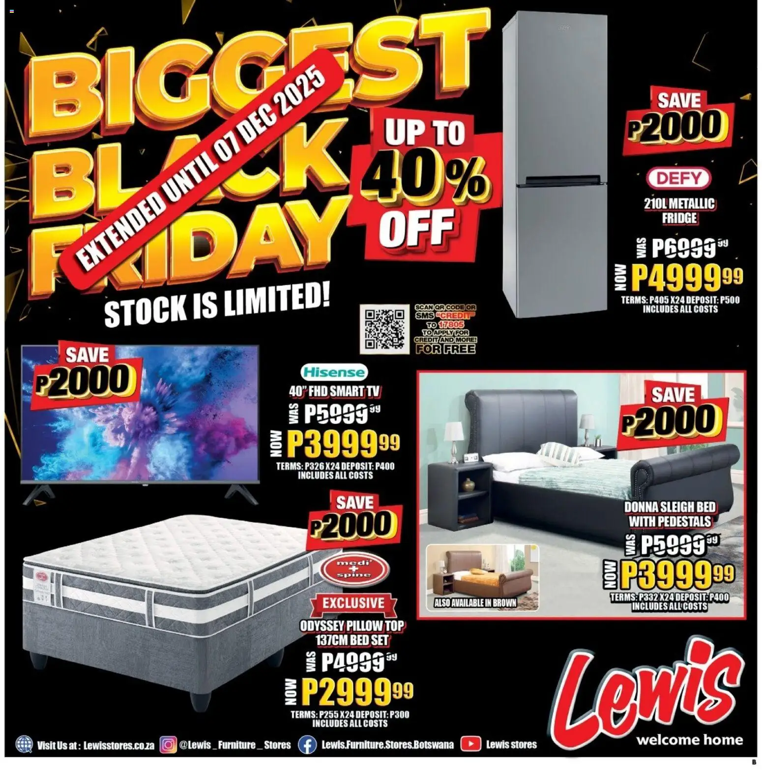 Preview of Lewis Stores flyer valid from 01/12/2025