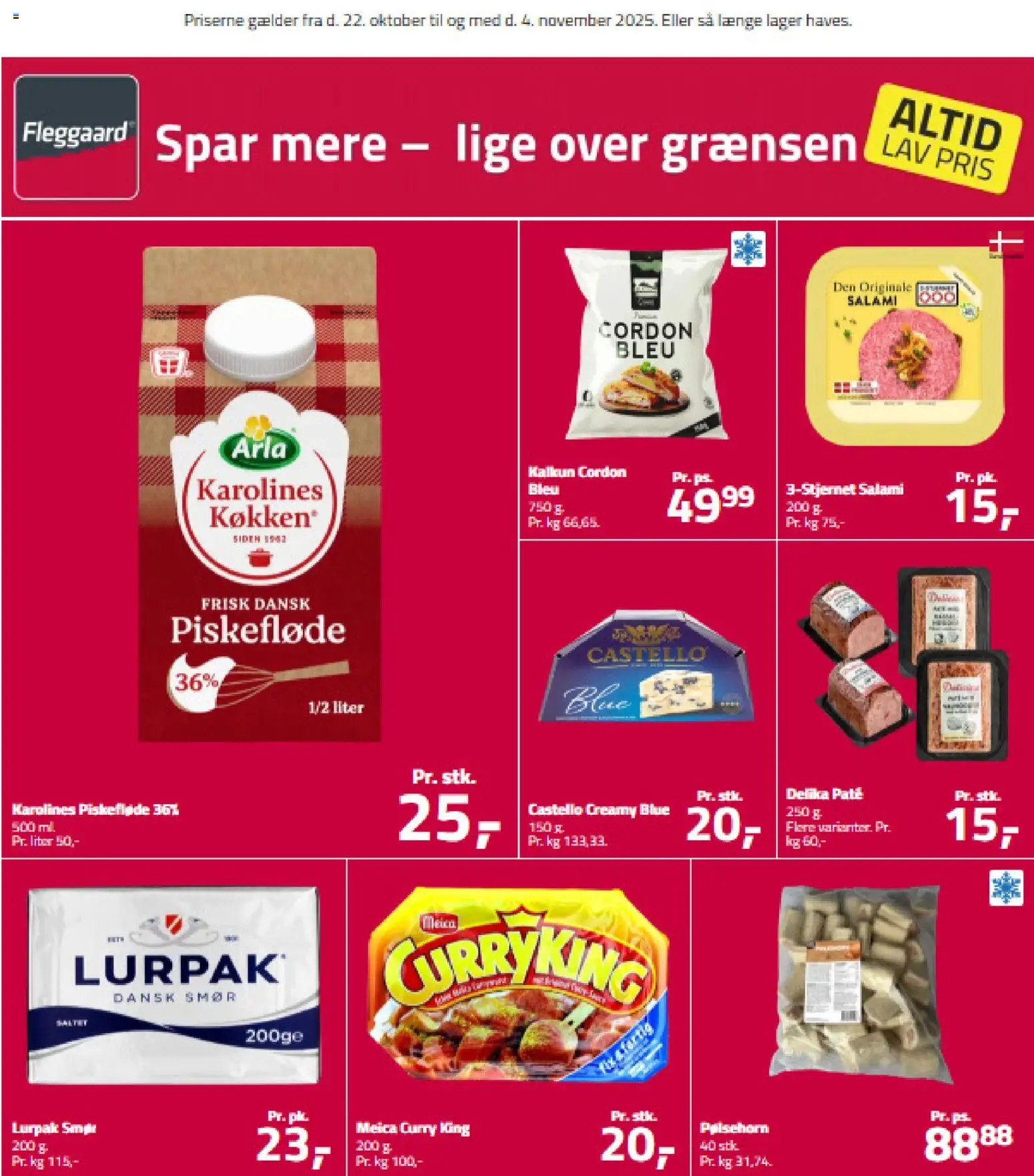 Fleggaard tilbudsavis gyldig fra 22/10/2025 - side 1