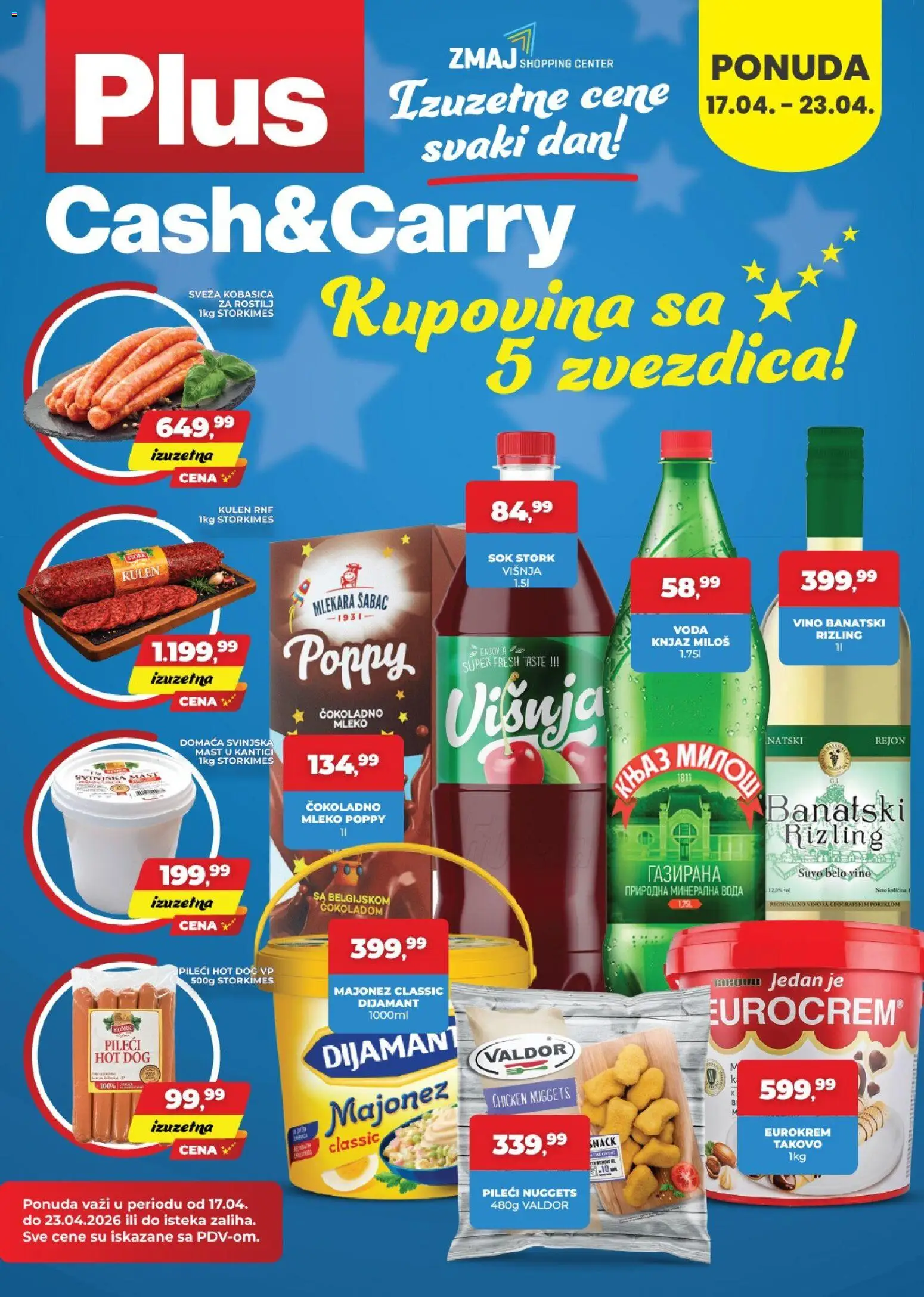 Pregled Plus Cash & Carry kataloga - važi od 17.04.2026