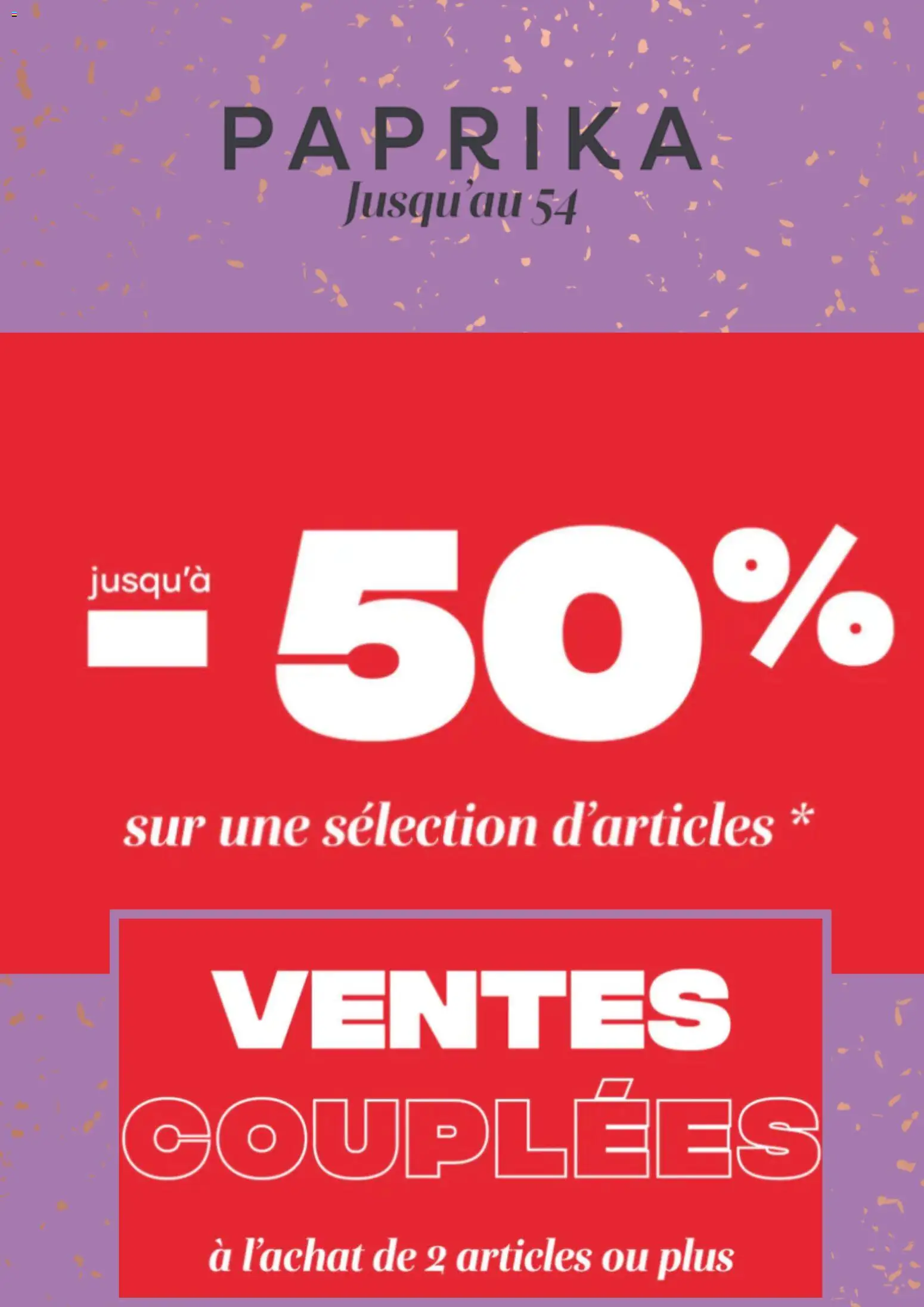 Voorbeeld van Folder / Publicité van winkel Paprika geldig vanaf 29/12/2025