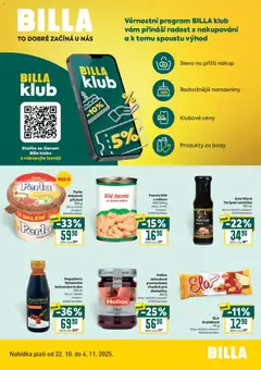 Náhled nabídky: Billa Leták - Billa bonus club platný od 22.10.2025