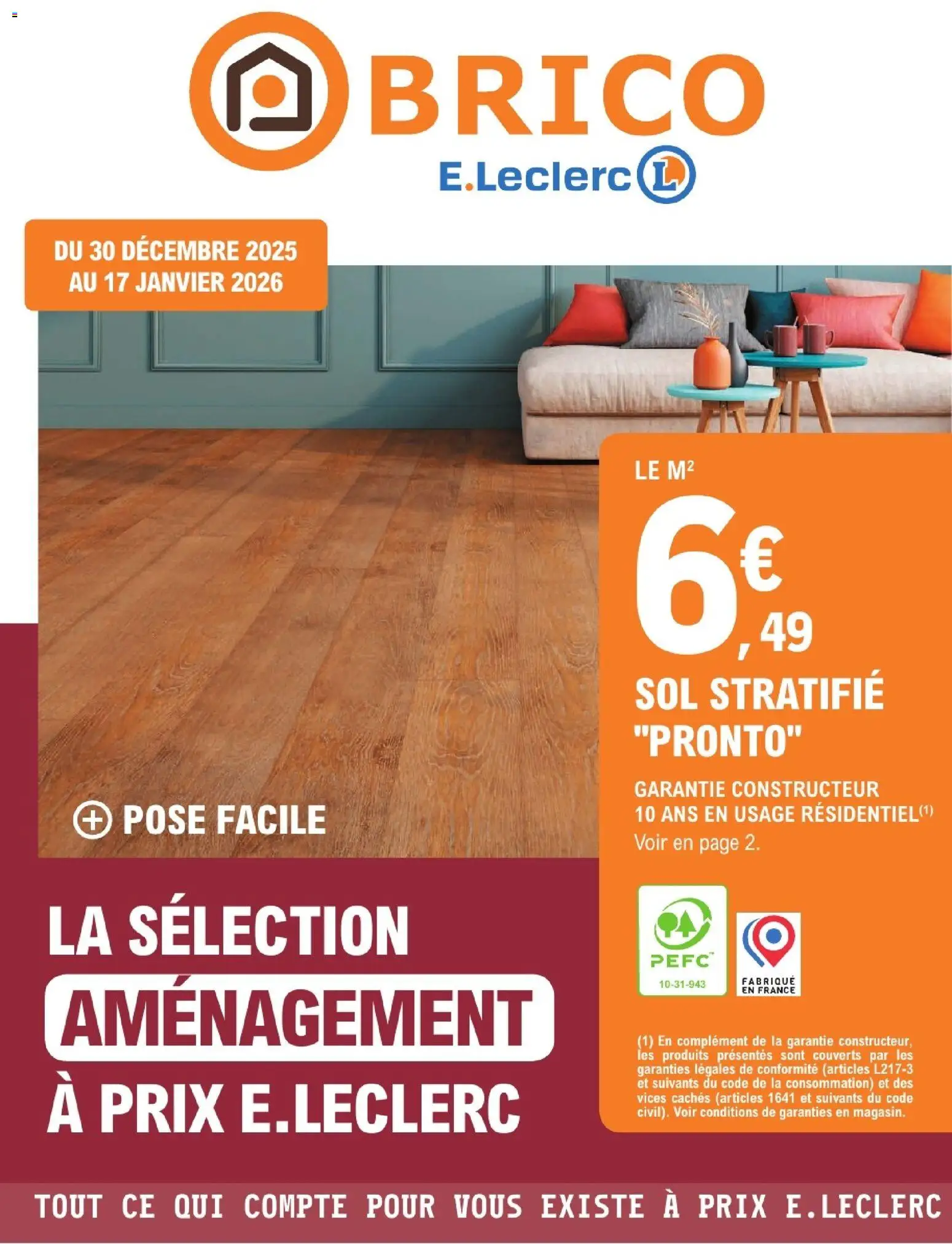 Prévisualisation de Catalogue du magasin Brico E.Leclerc formulaire valide 30/12/2025