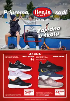 Pregled letka Katalog trgovine Hervis vrijedi od 27.08.2025
