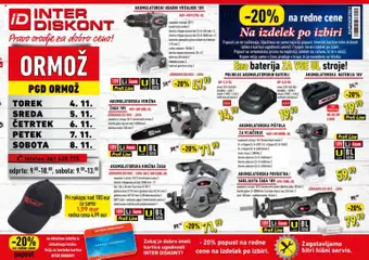 Predogled kataloga iz trgovine Inter Diskont veljaven od 04.11.2025