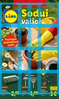 LIDL parduotuvės leidinio Leidinys - Sodui valio galiojančio nuo 2026.02.16 peržiūra