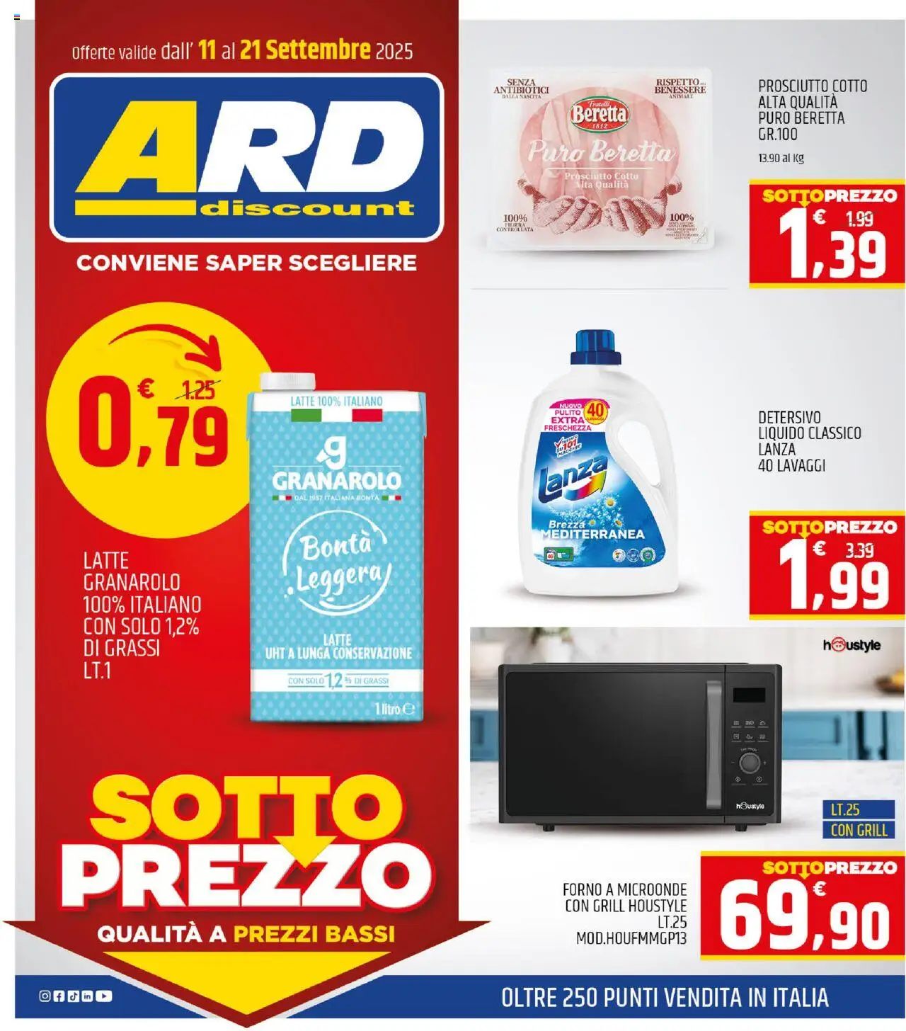 Volantino ARD Discount valido da 11/09/2025 numero di pagina 1
