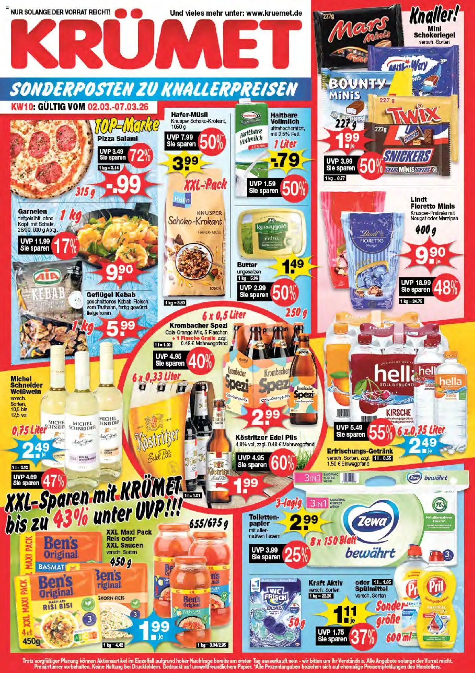 Vorschau von dem Prospekt des Geschäftes KRÜMET, gültig ab dem 02.03.2026