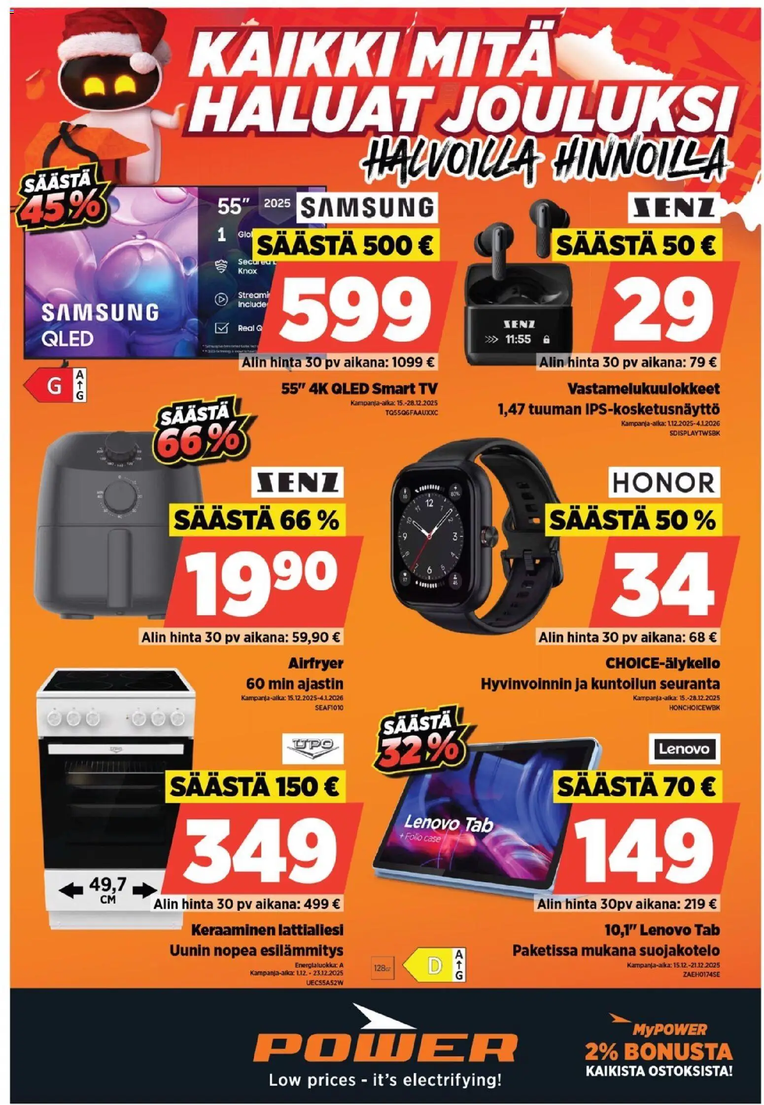 Kaupan Power Tarjoukset esikatselu, voimassa 15/12/2025