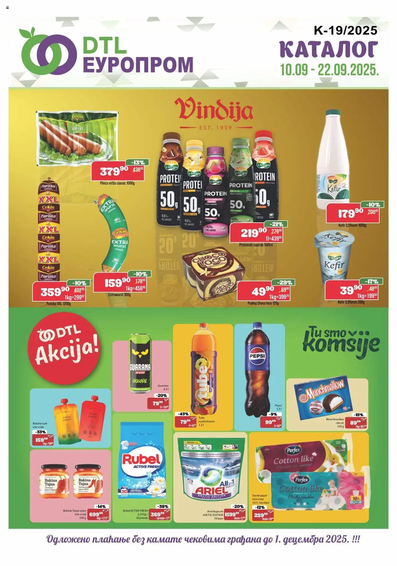 Europrom katalog važi od 10.09.2025 - stranica 1