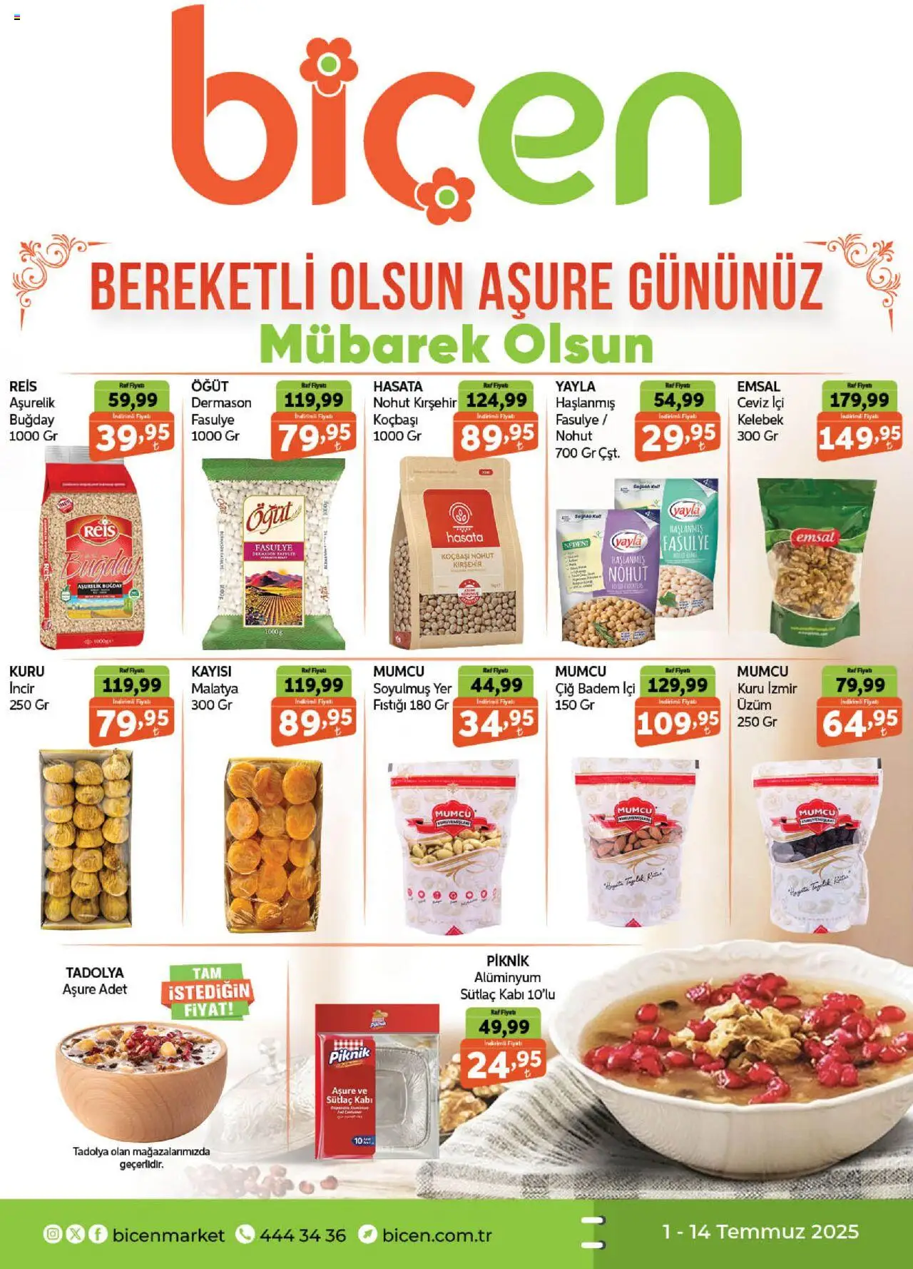 Biçen Market Katalog (01 - 14 Temmuz 2025) - Sayfa numarası 1