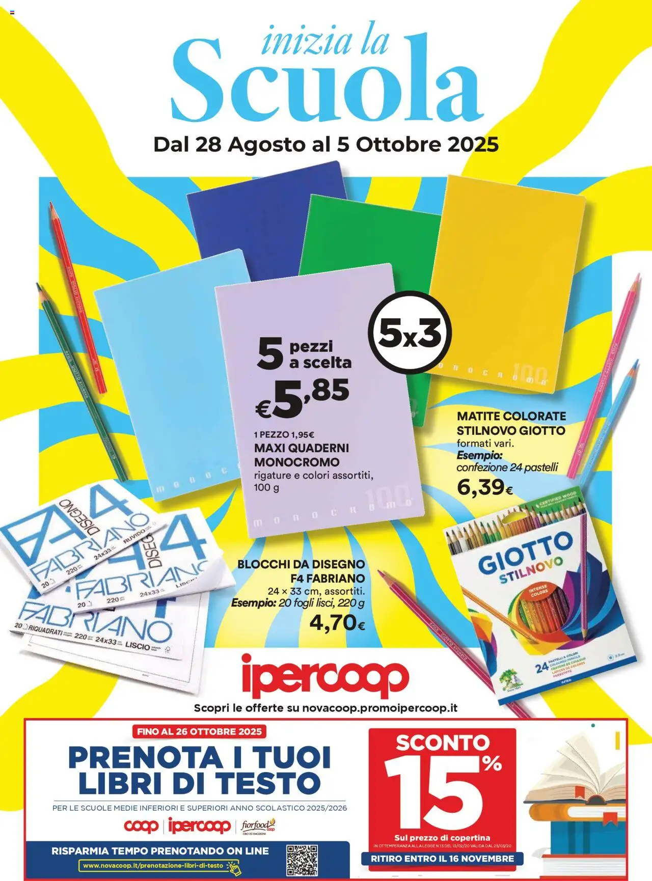 Volantino Ipercoop valido da 28/08/2025 numero di pagina 1