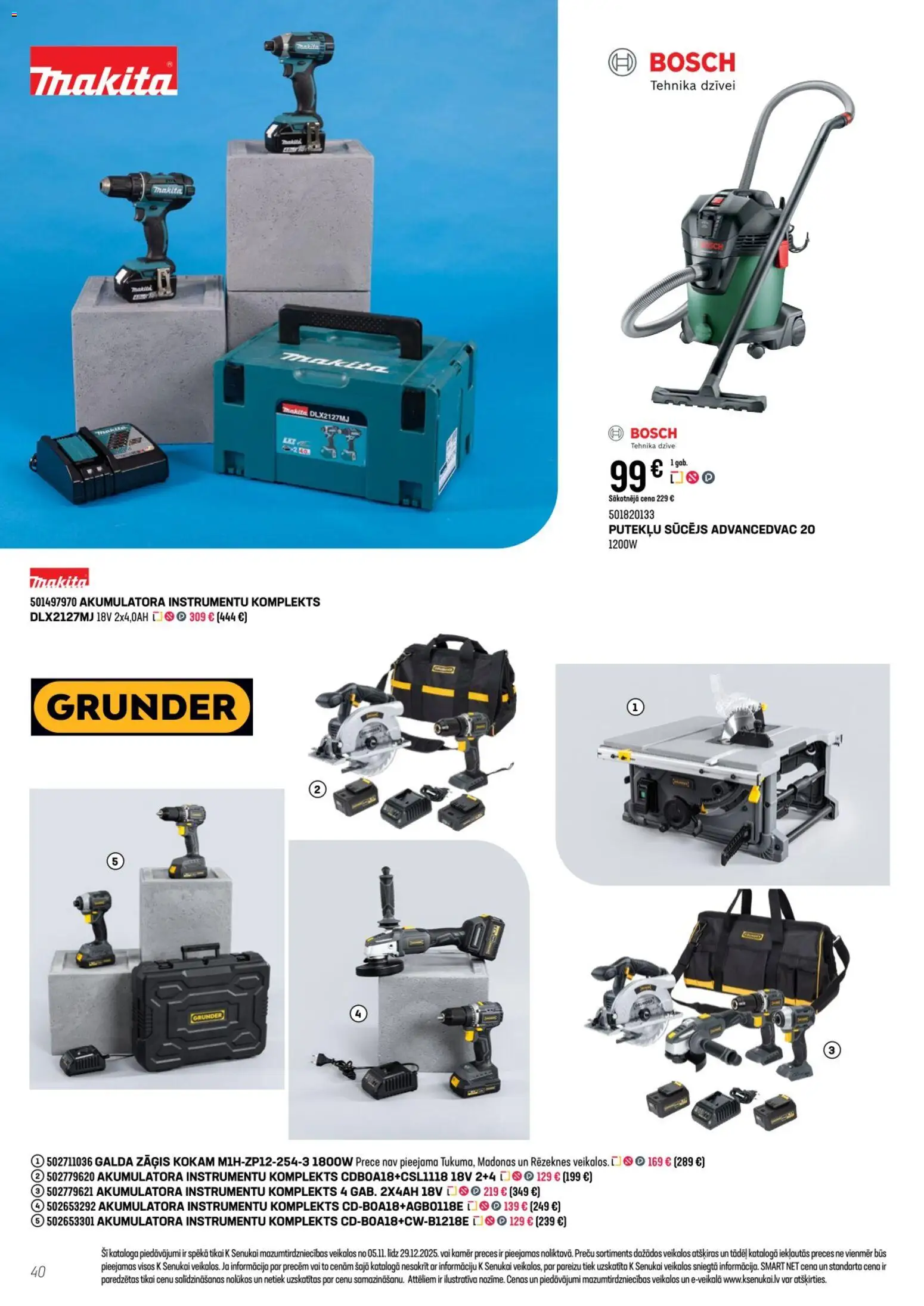 Skatīt K-Senukai akciju bukletu, derīgs no 2025.11.05