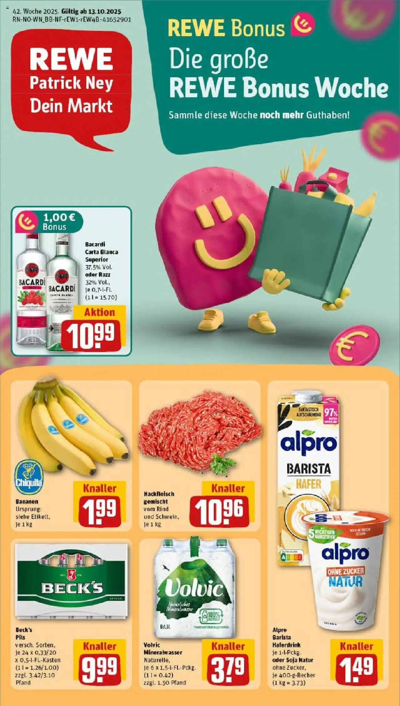 REWE Prospekt ab 13.10.2025 nächste Woche - Prospekt Geestland (Langen)	