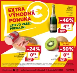 Náhľad Billa letáku platného od 05.11.2025