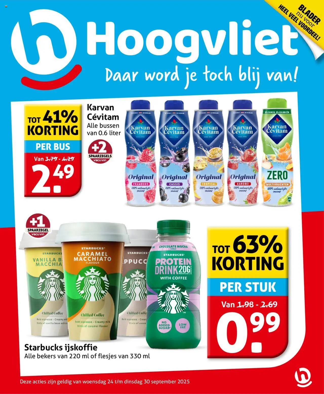 Hoogvliet shop Folder geldig vanaf 24-09-2025 - Paginanummer 1
