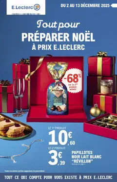 Prévisualisation de Catalogue de la semaine 49 du magasin E.Leclerc formulaire valide 02/12/2025