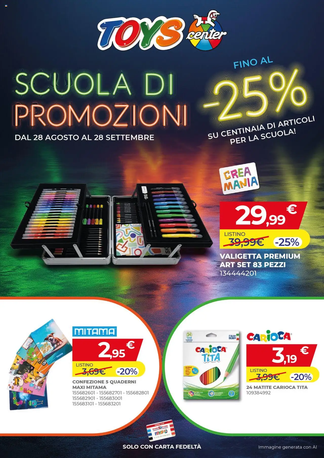 Volantino Toys Center valido da 28/08/2025 numero di pagina 1