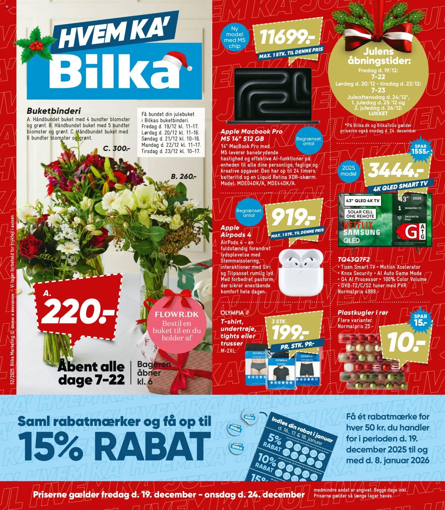 Eksempel på tilbudsavis Nonfood fra butik Bilka gyldig fra 19/12/2025
