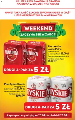 Pogląd gazetki "Weekendowe promocje" ze sklepu Żabka ważnej od 26.09.2025