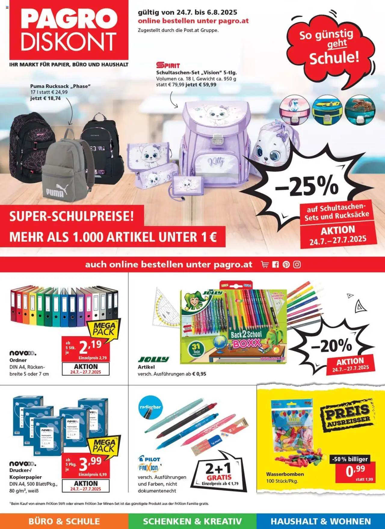  Pagro-Diskont Flugblatt ab (24.07.2025 - 06.08.2025) - Seite 1
