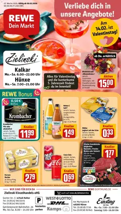 Vorschau von dem Prospekt des Geschäftes Rewe, gültig ab dem 09.02.2026