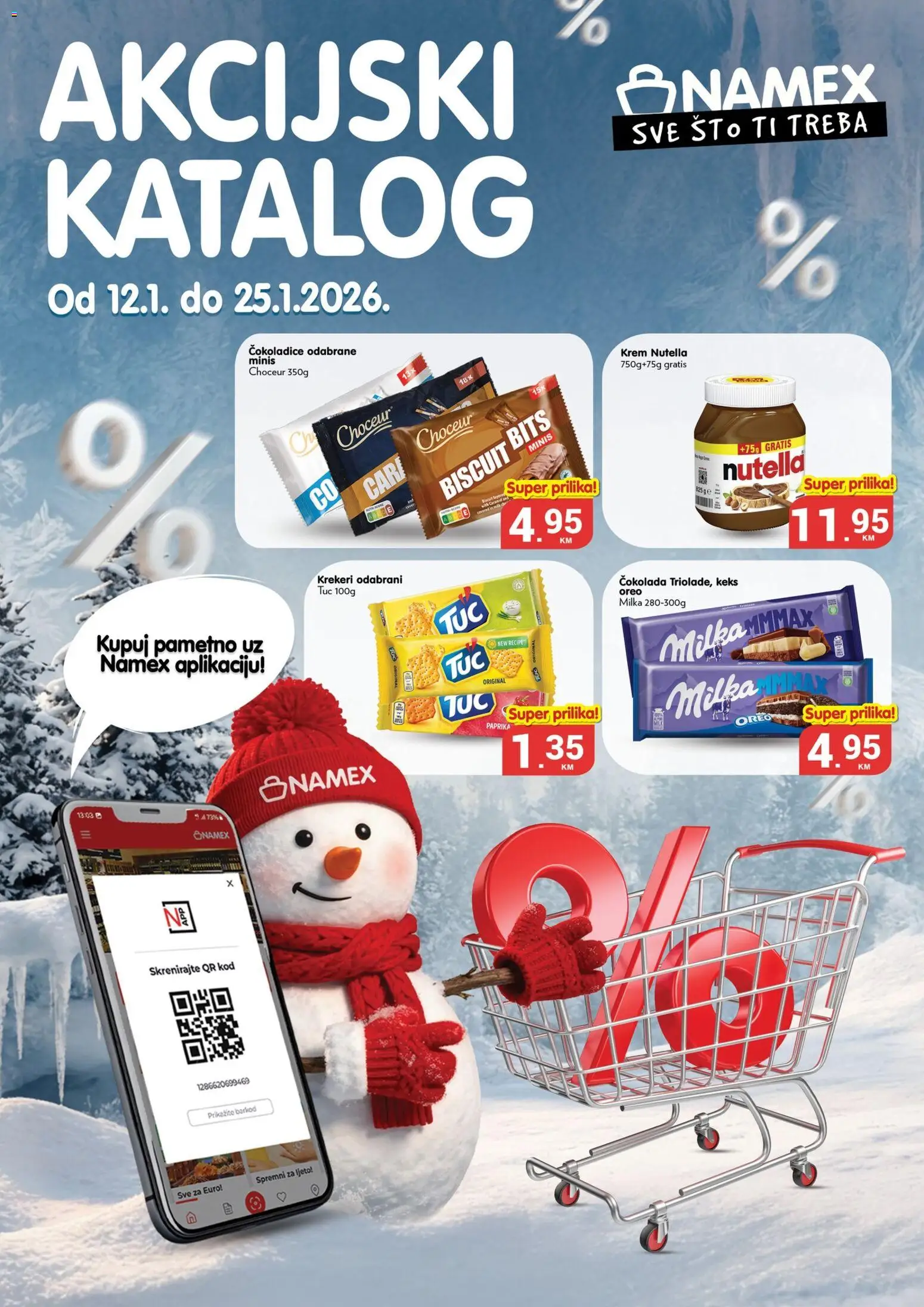Pregled letka Katalog trgovine Namex vrijedi od 12.01.2026