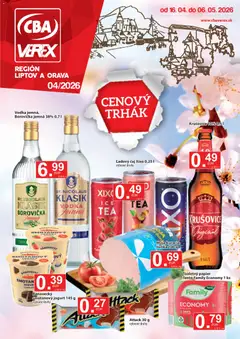 Náhľad CBA Verex letáku platného od 16.04.2026