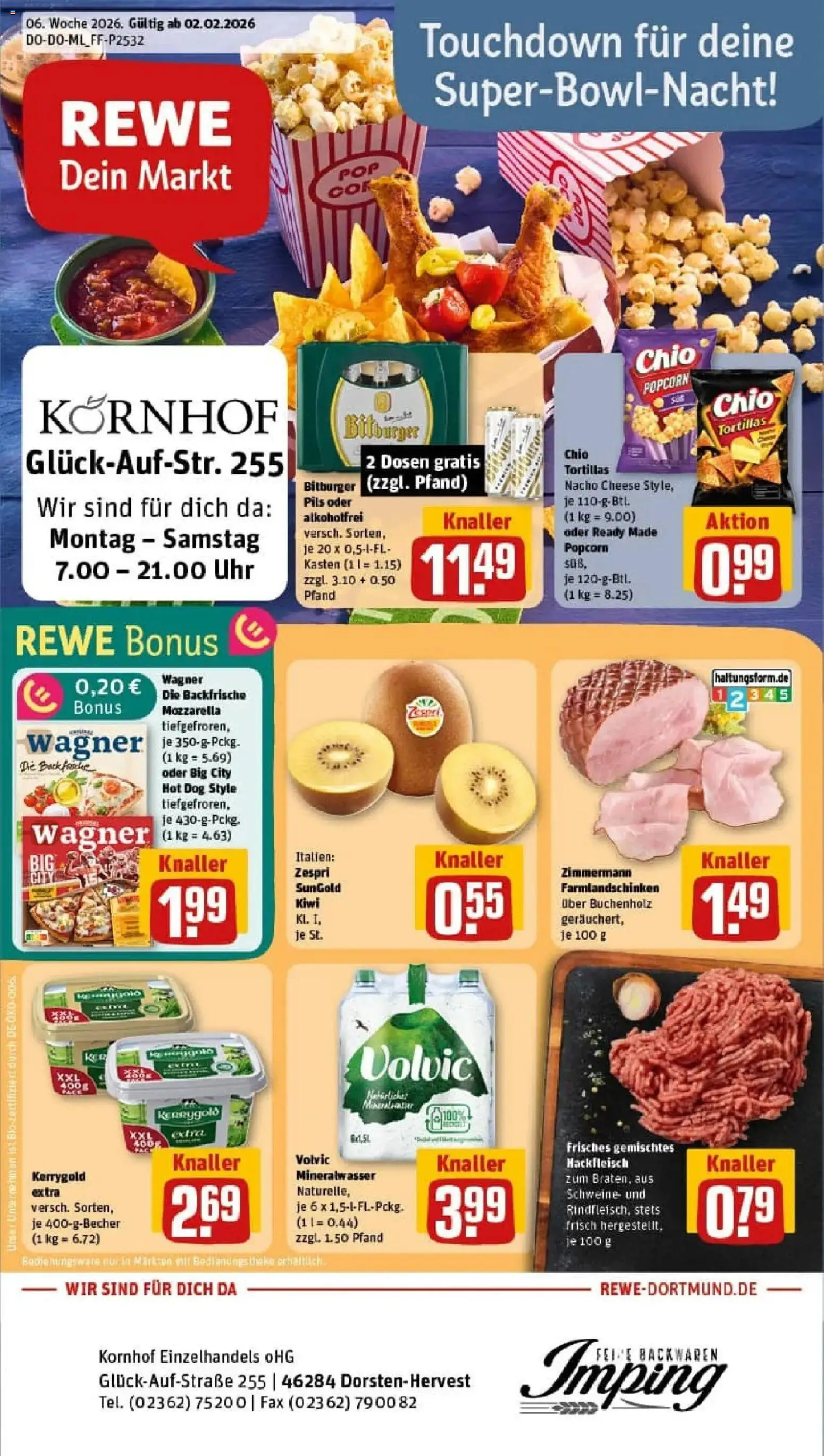 Vorschau von dem Prospekt des Geschäftes Rewe, gültig ab dem 02.02.2026