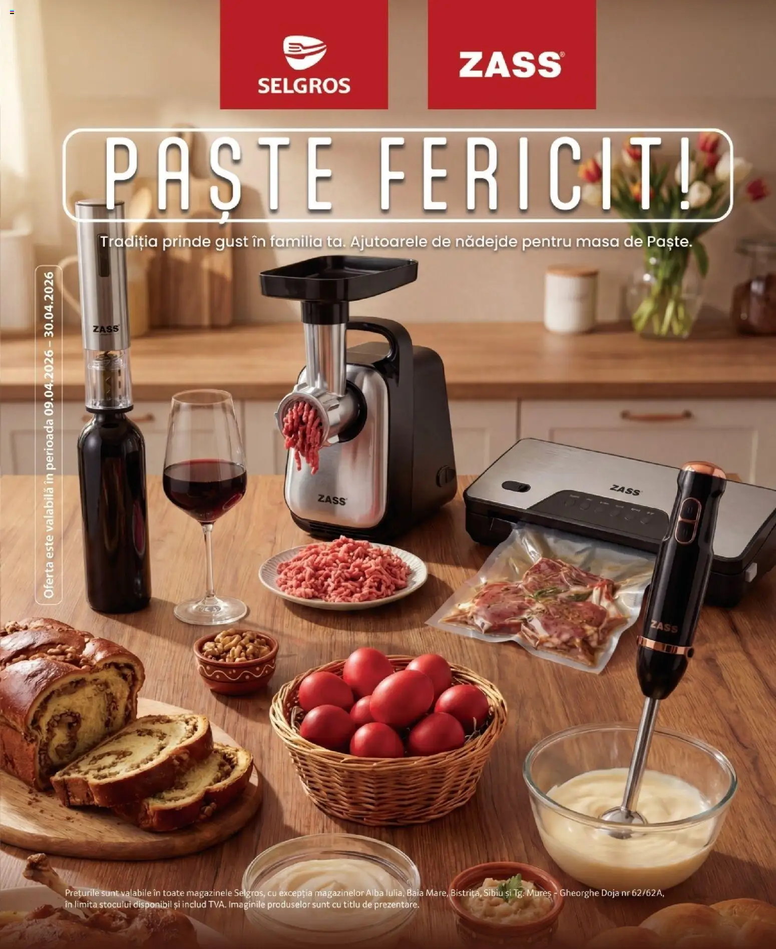 Previzualizarea de cataloage: Selgros Selgros Catalog Zass valabil de la 09.04.2026 - Paste, Masă, Alba