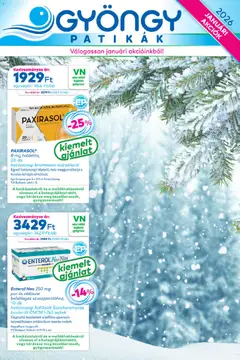 Gyöngy Patikák - Akciós újság Gyöngy Patikák megtekintése, amely érvényes 2026.01.01.-től