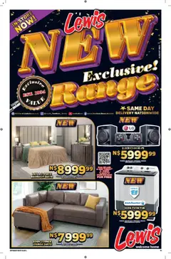 Preview of Lewis Stores flyer valid from 11/08/2025