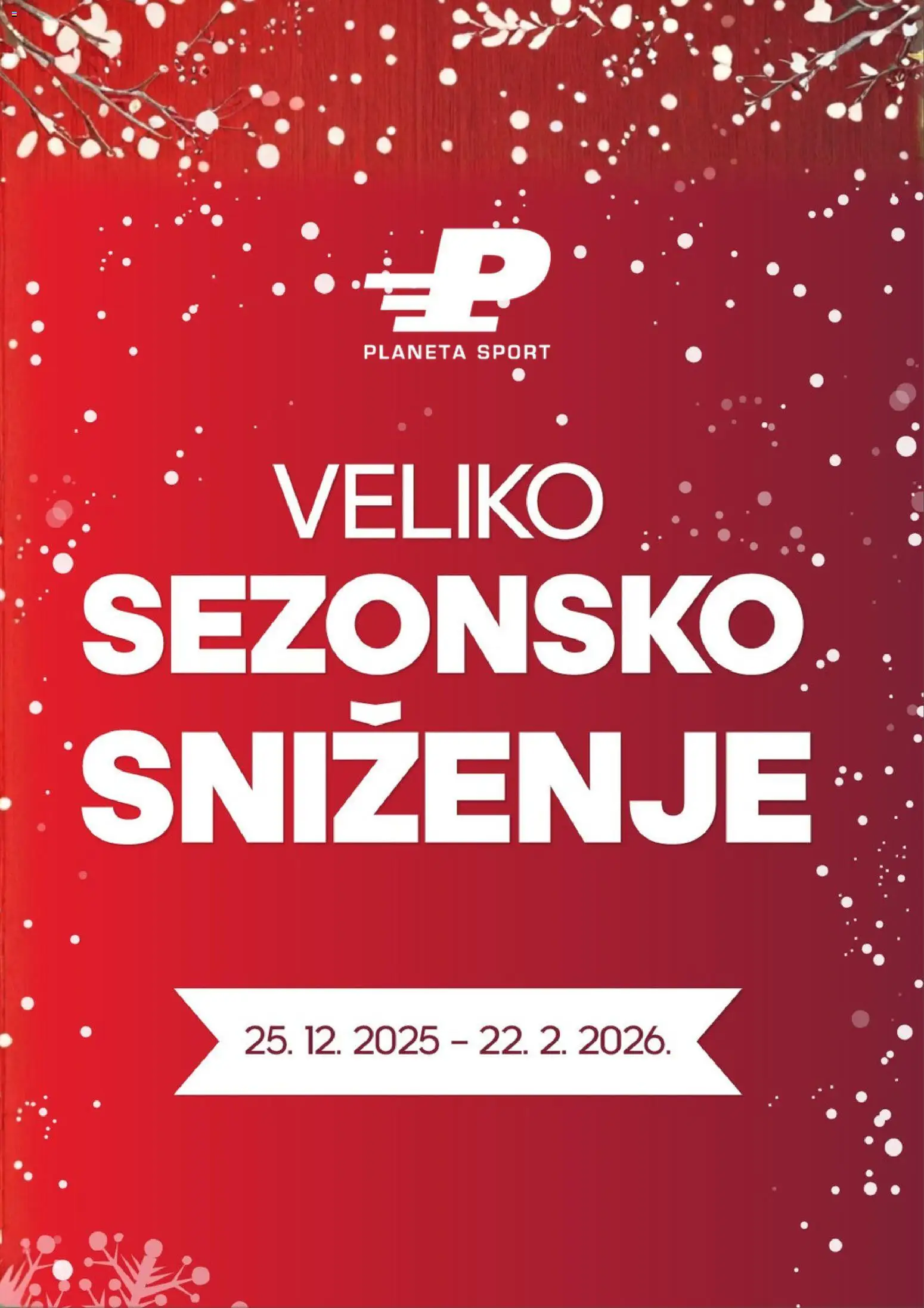 Pregled Planeta Sport kataloga - važi od 25.12.2025