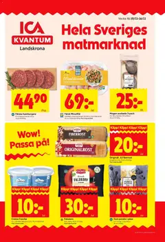 Förhandsgranska reklamblad Landskrona från butik ICA Supermarket gäller från 10/11/2025