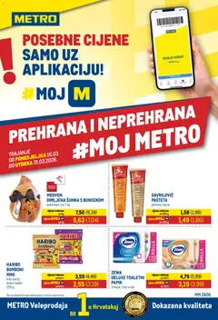 Pregled letka Metro Katalog trgovine Metro vrijedi od 16.03.2026