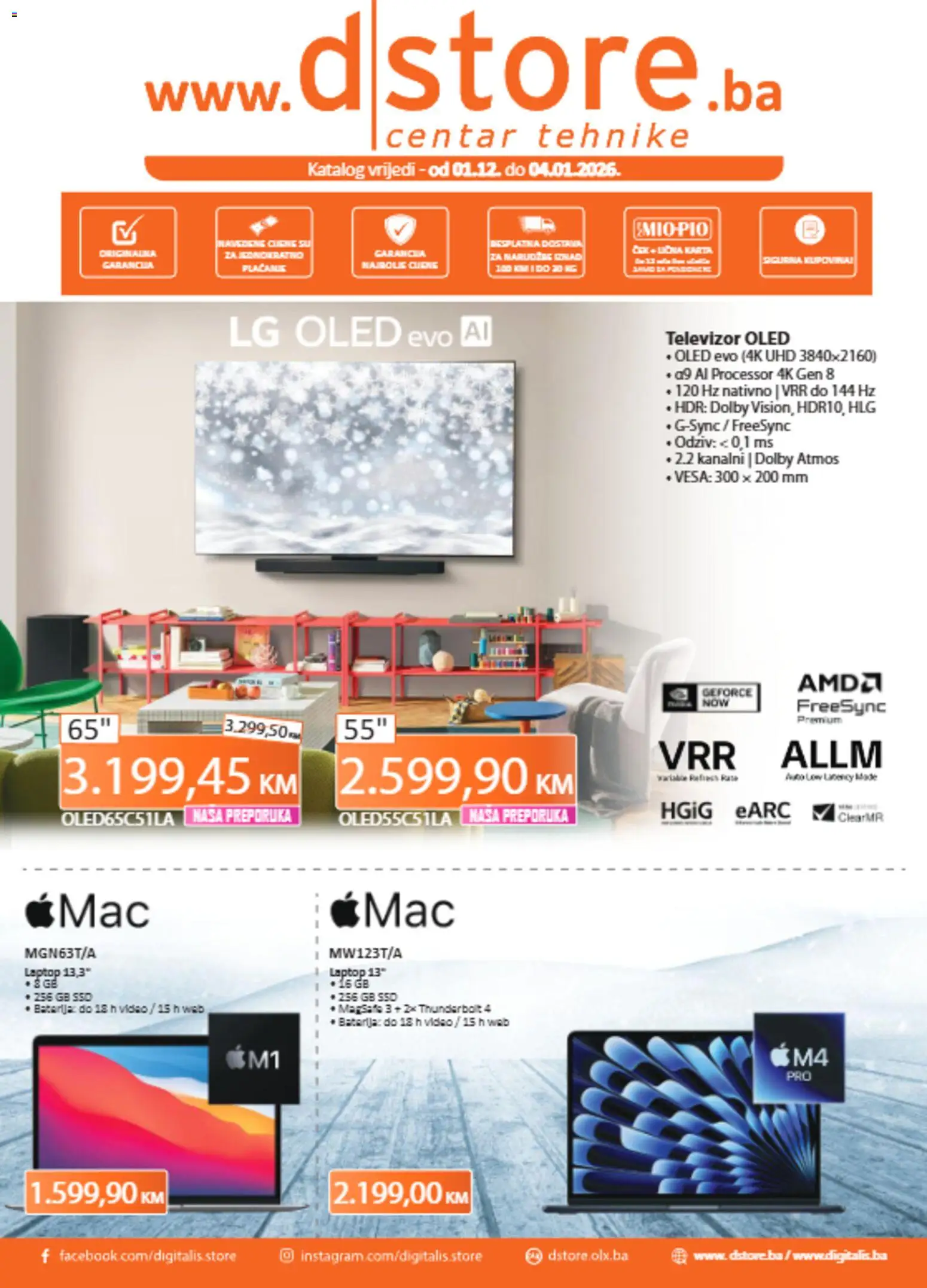 Pregled letka Katalog trgovine Dstore vrijedi od 2025.12.01