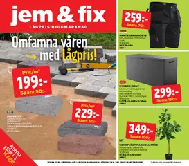 Förhandsgranska reklamblad Jem & Fix erbjudanden från butik Jem & Fix gäller från 05/04/2026